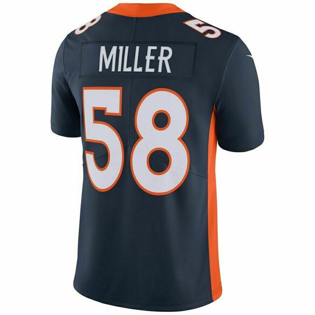 Authentic Nike Von Miller #58 Denver Broncos NFL Football Jersey