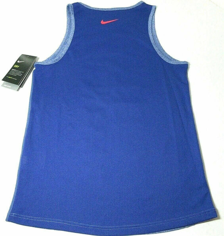 NIKE DRY WOMEN'S JDI TOMBOY TANK 923391-652 PURPLE/RED Anti-Odor Size Med