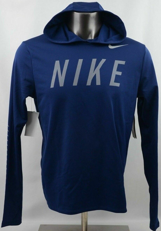 Nike Flash Miler Hoodie Navy Running Men's Size S-M New with Tags AQ4849 429