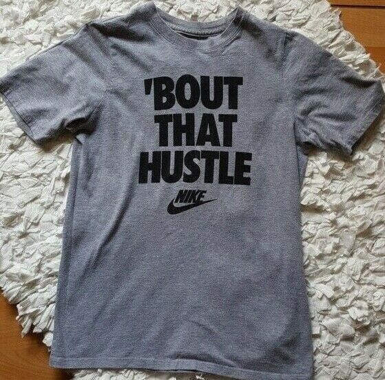 Nike Boys Bout That Hustle t shirt AQ6640 063