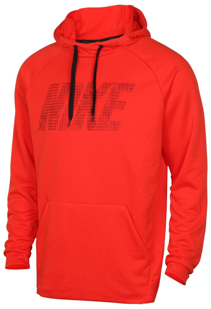 Nike Men's Stitched Logo Graphic Training Hoodie AT3724-634