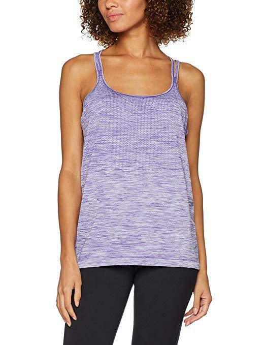 NIKE Women's Dry Knit Running Tank Top Violet Purple