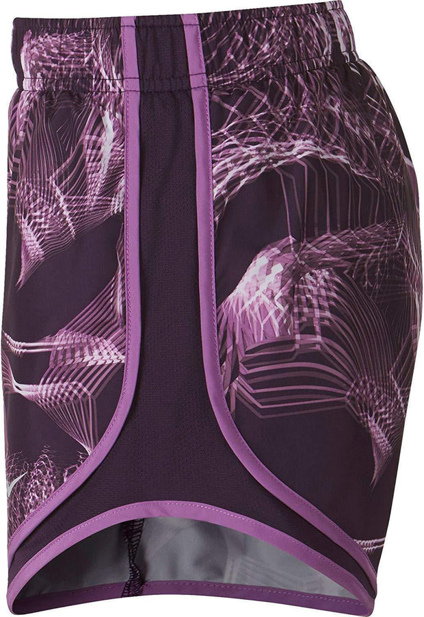 NIKE Women Dry Tempo Chemistry Printed Running Shorts 890417-525