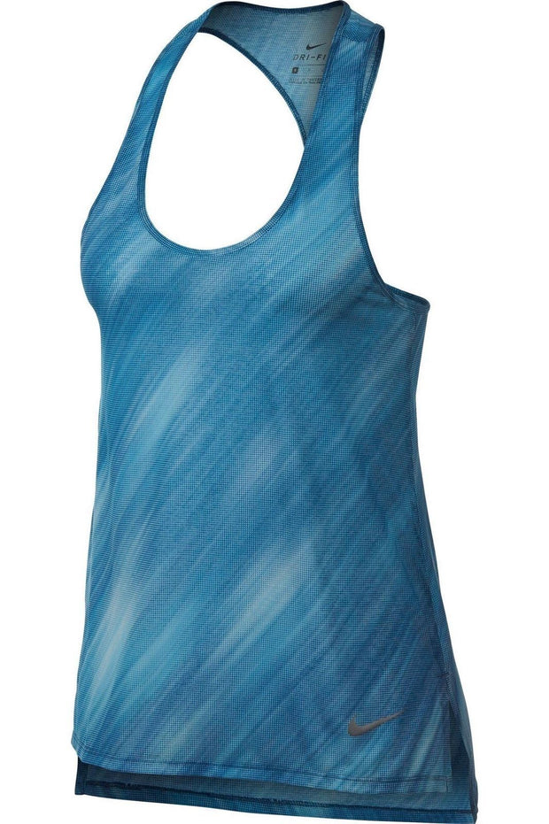 Nike Womens Breathe Printed T-Back Running Tank Top Athletic 831875 S M L XL