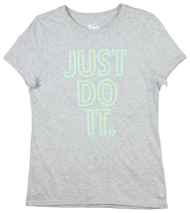 Nike Big Girls' Just Do It Graphic T-Shirt AR5664-063