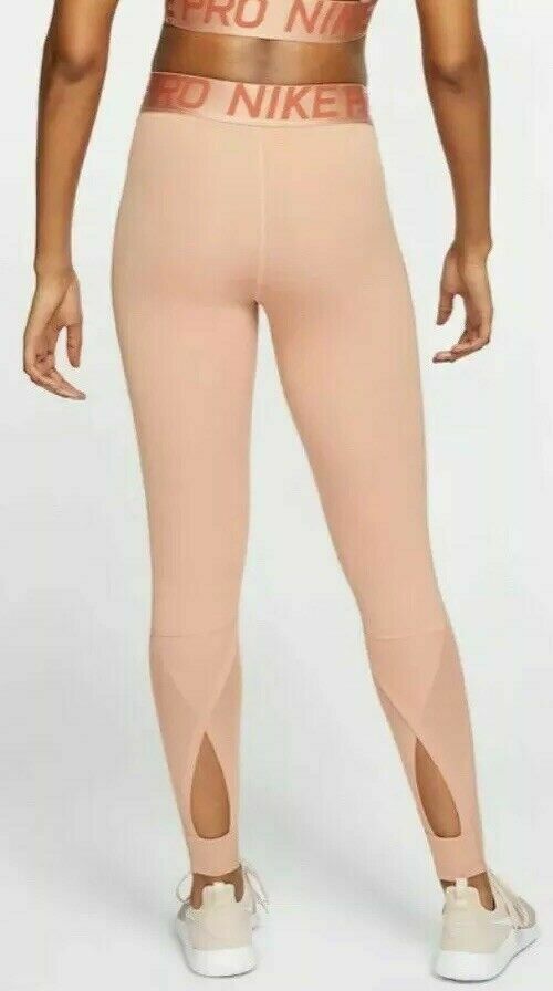 NIKE PRO 7/8 TraininngTights BQ8318 605 Light Pink Multiple Sizes