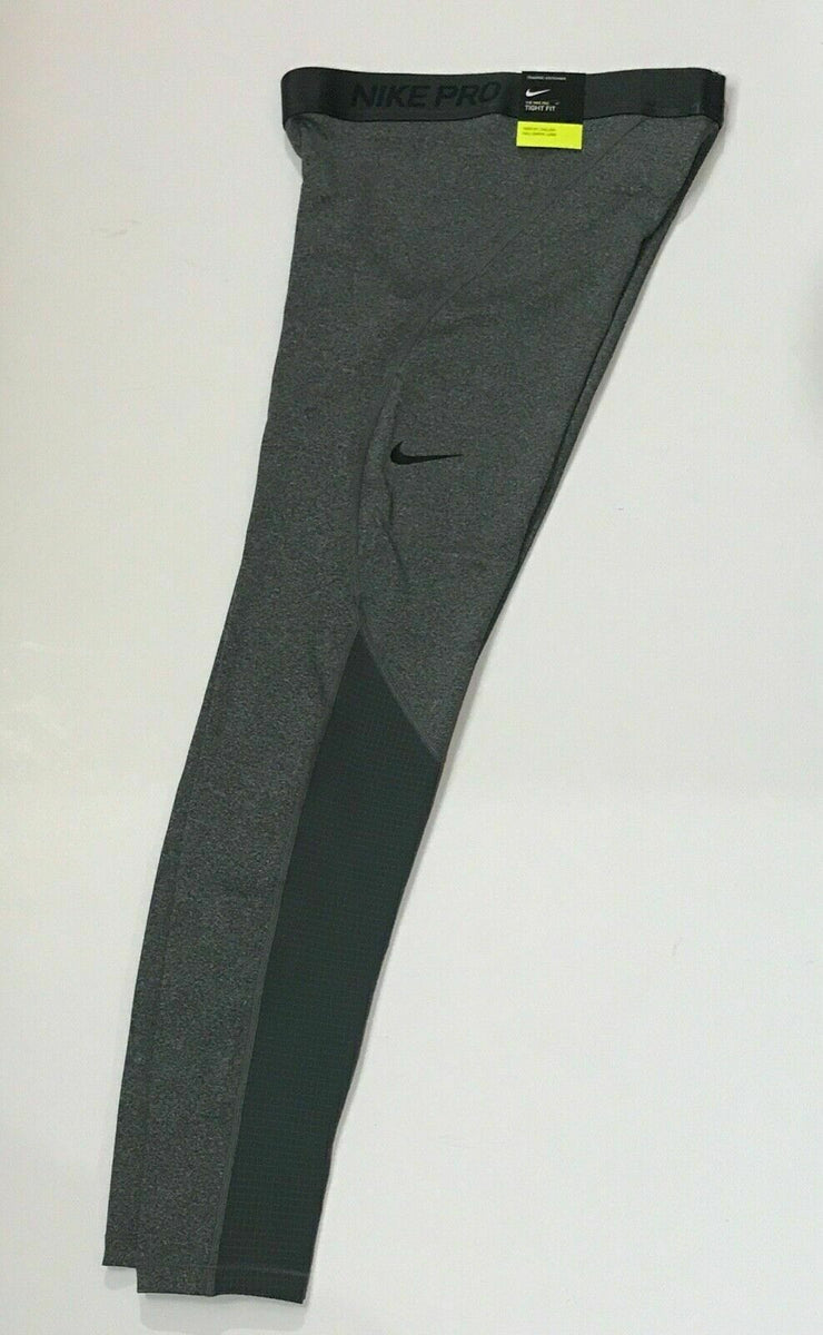 Nike Womens Pro Warm Mid-Rise Dri-Fit Tight Fit Training Tights CJ5718-071