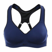 Nike PRO RIVAL HIGH SUPPORT Sports Bra NEW $70 805553 465 Dk Blue Black