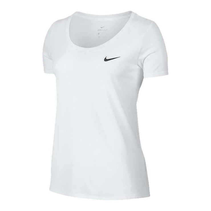 Nike Women's Dry fit Training Logo Top White 903112 100