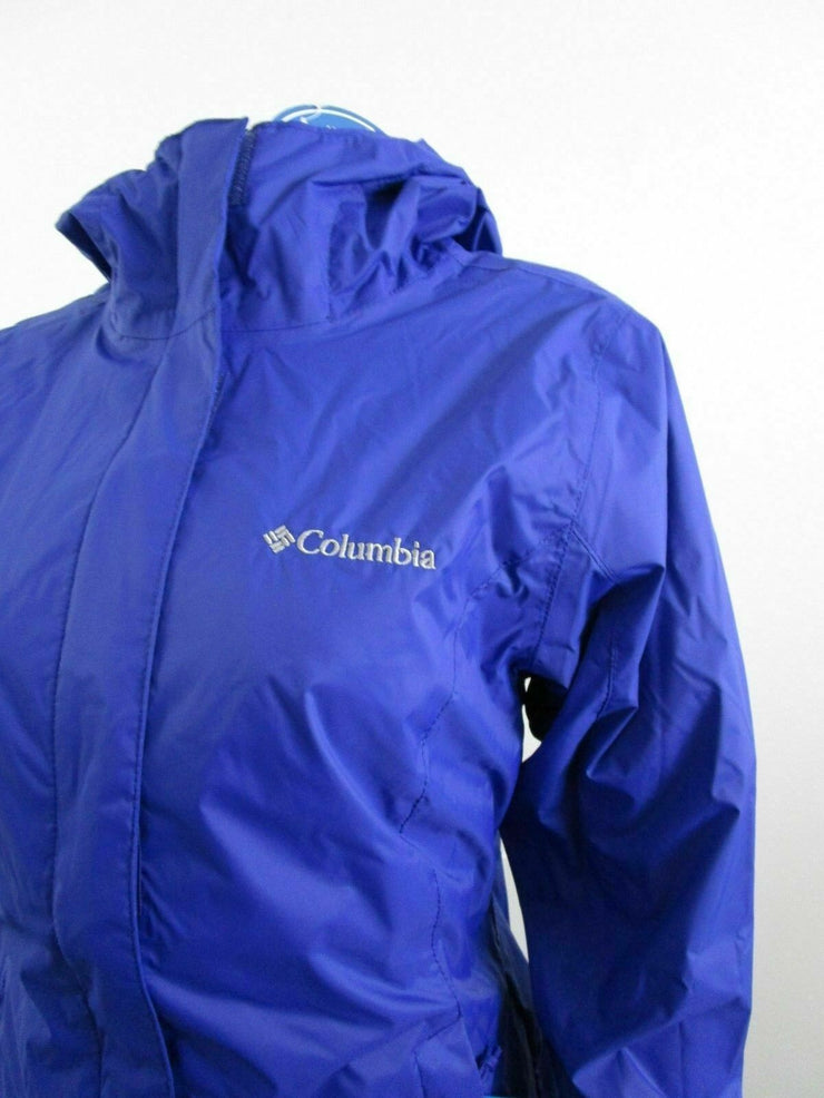 NWT Womens Columbia Timber Pointe Packable Waterproof Rain Shell Jacket Dynasty