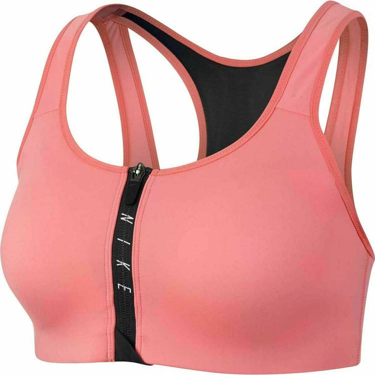 Women's Nike Pro FRONT ZIP Sports Bra 858429 827 NWT Size Small