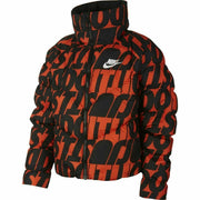 Nike Womens Sportswear Synthetic Fill JDI Jacket Coat Orange/Black CI5023 NWT