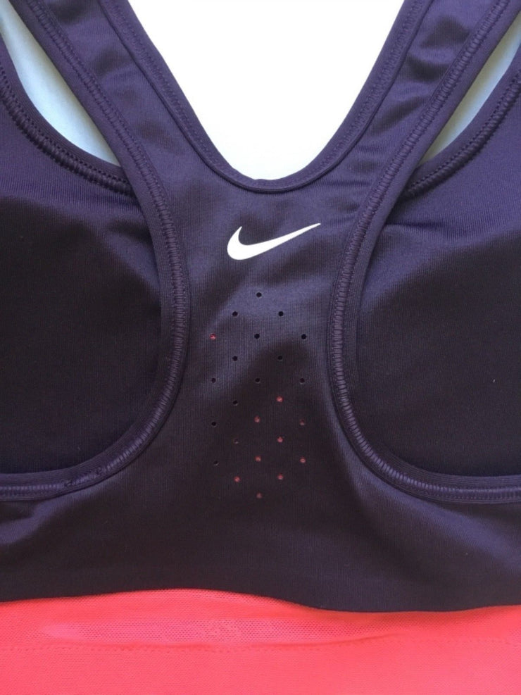 Nike Pro Women’s Classic Swoosh Bra Medium Support Purple AJ4281