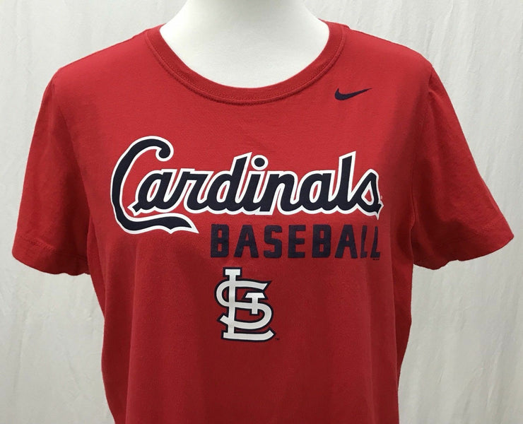 St. Louis Cardinals - NIKE - Red Cotton Shirt - Women's Small Slim Fit NWT