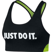 Nike Pro Classic JDI Padded Black/Volt Sports Bra (AJ4281-010) Sizes S -NWT