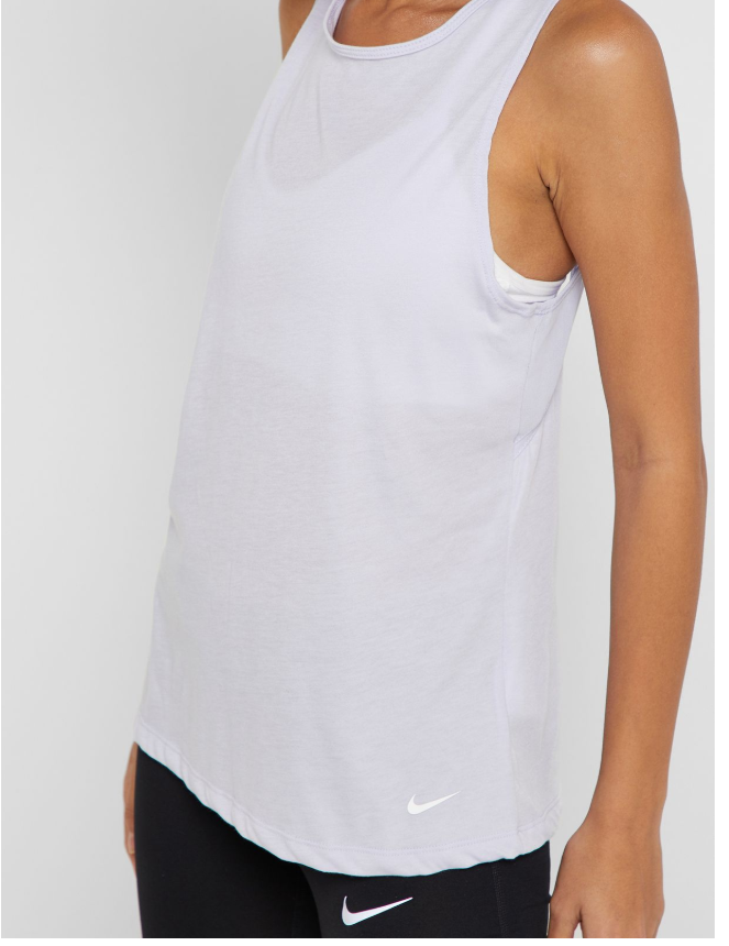 NWT Nike Women's Dry Tank Studio Open Back Purple AO9805 508 Multiple Sizes