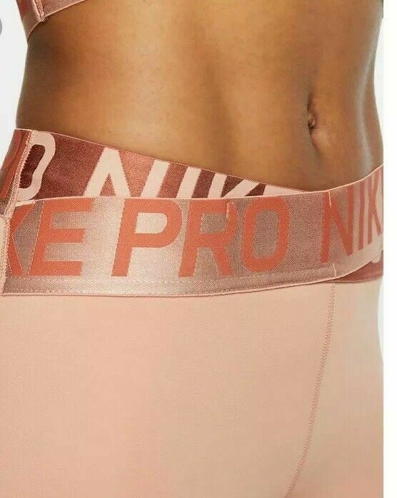 NIKE PRO 7/8 TraininngTights BQ8318 605 Light Pink Multiple Sizes