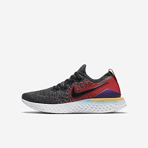 Nike Epic React Flyknit 2 (GS) Multi Size Black/Black/Hyper Jade AQ3243 007