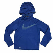 Nike Therma Boy's Dri-Fit Full Zip Training Hoodie Blue AQ5713 431