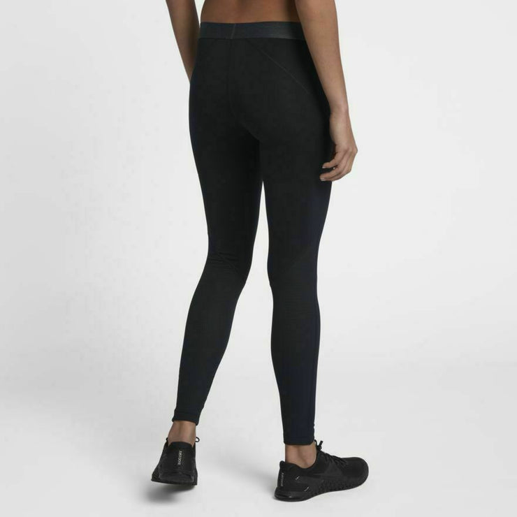Nike Pro Leggings Womens XS Dri Fit Hyperwarm Training Black Just