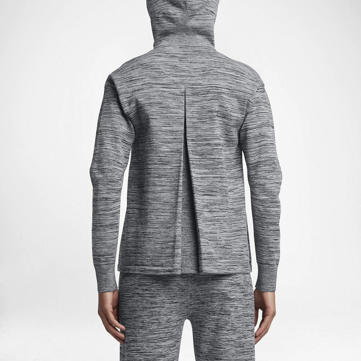 Nike Womens Tech Knit Full Zip Hoodie Jacket Cool Grey Black $250 S-XL