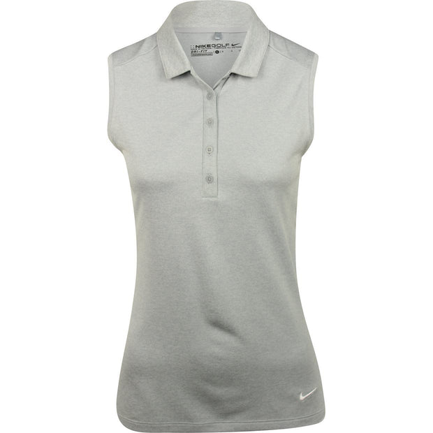 Nike Icon Sleeveless Heather Golf Polo 2017 Women 840334 012 Multiple Sizes