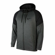 Nike Dri-FIT Men's Full-Zip Fleece Training Top - black/heather/black BV2676-011