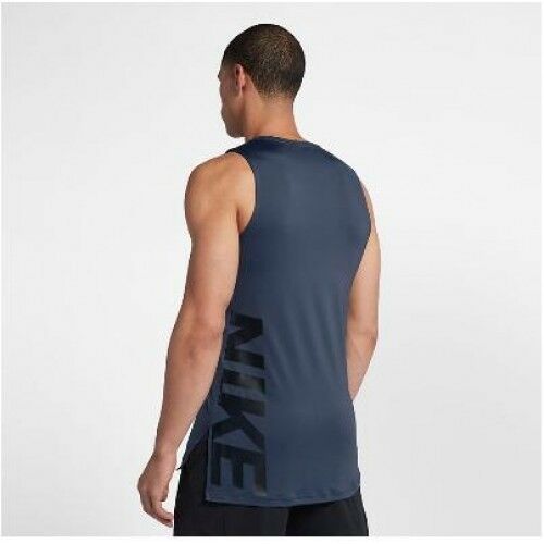 Mens Training Tank Nike ProFitted ThunderBlue LightCarbonBlack AH7993-471 XL