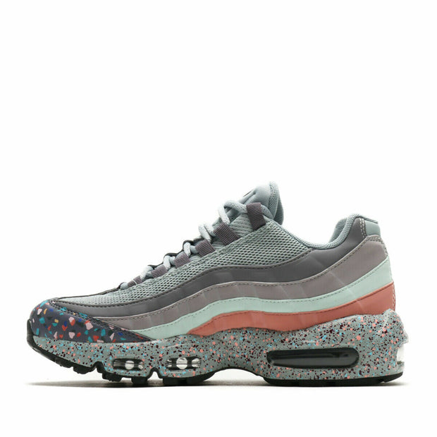 Nike Womens Air Max 95 SE Confetti Sneaker Shoes Light Pumice 918413 002 New