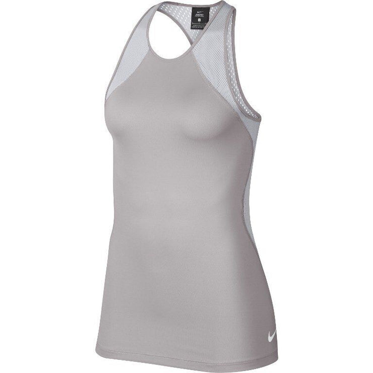 Nike Women's Pro HyperCool Tank - moon particle/vast grey/clear 889625-215