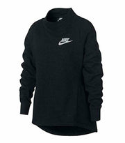 Nike Girls Sport Casual Mockneck pullover sweater Black/Purple size S-XL