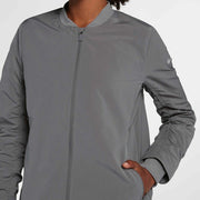 Nike Women's Shield Golf Bomber Jacket (Grey) Medium New 930153 036