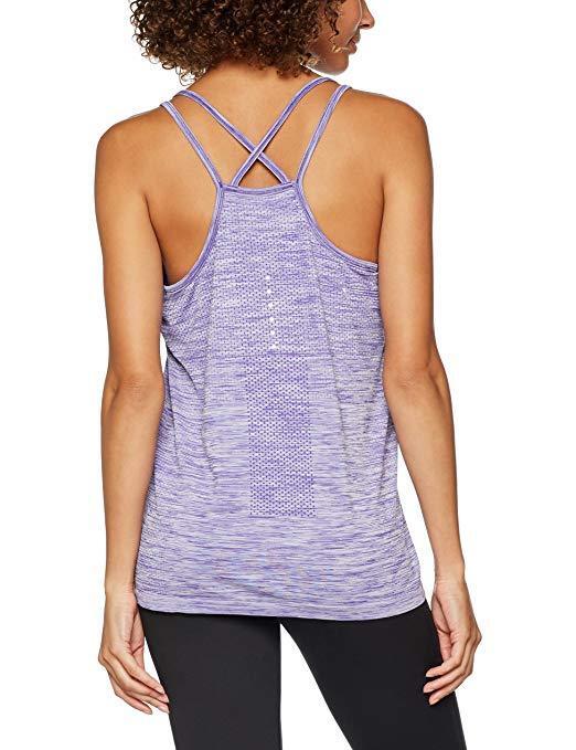 NIKE Women's Dry Knit Running Tank Top Violet Purple