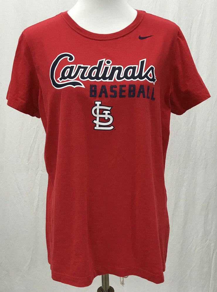 St. Louis Cardinals - NIKE - Red Cotton Shirt - Women's Small Slim Fit NWT