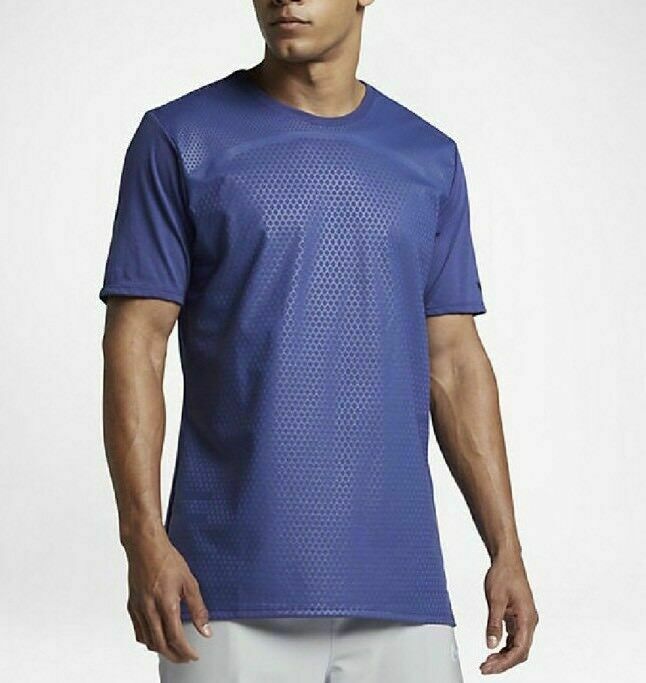 NIKE DRY BASKETBALL B1 Dri-FIT T-SHIRT 844508-512 Deep Night Blue