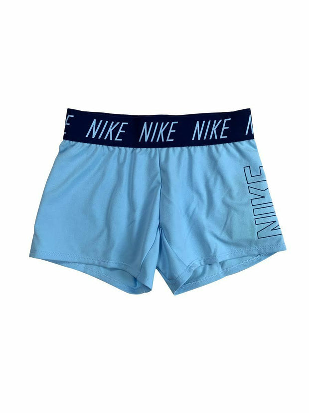 Nike Girls Dri-Fit 3.5" Energy Trophy Running Shorts Blue/Grey AV1215